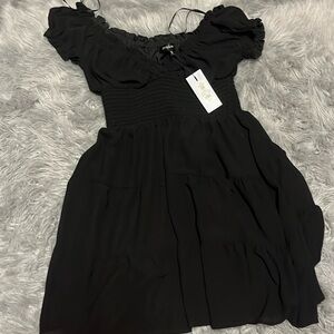 Dynamite, black flare dress, Delphine fit, size small, never been worn